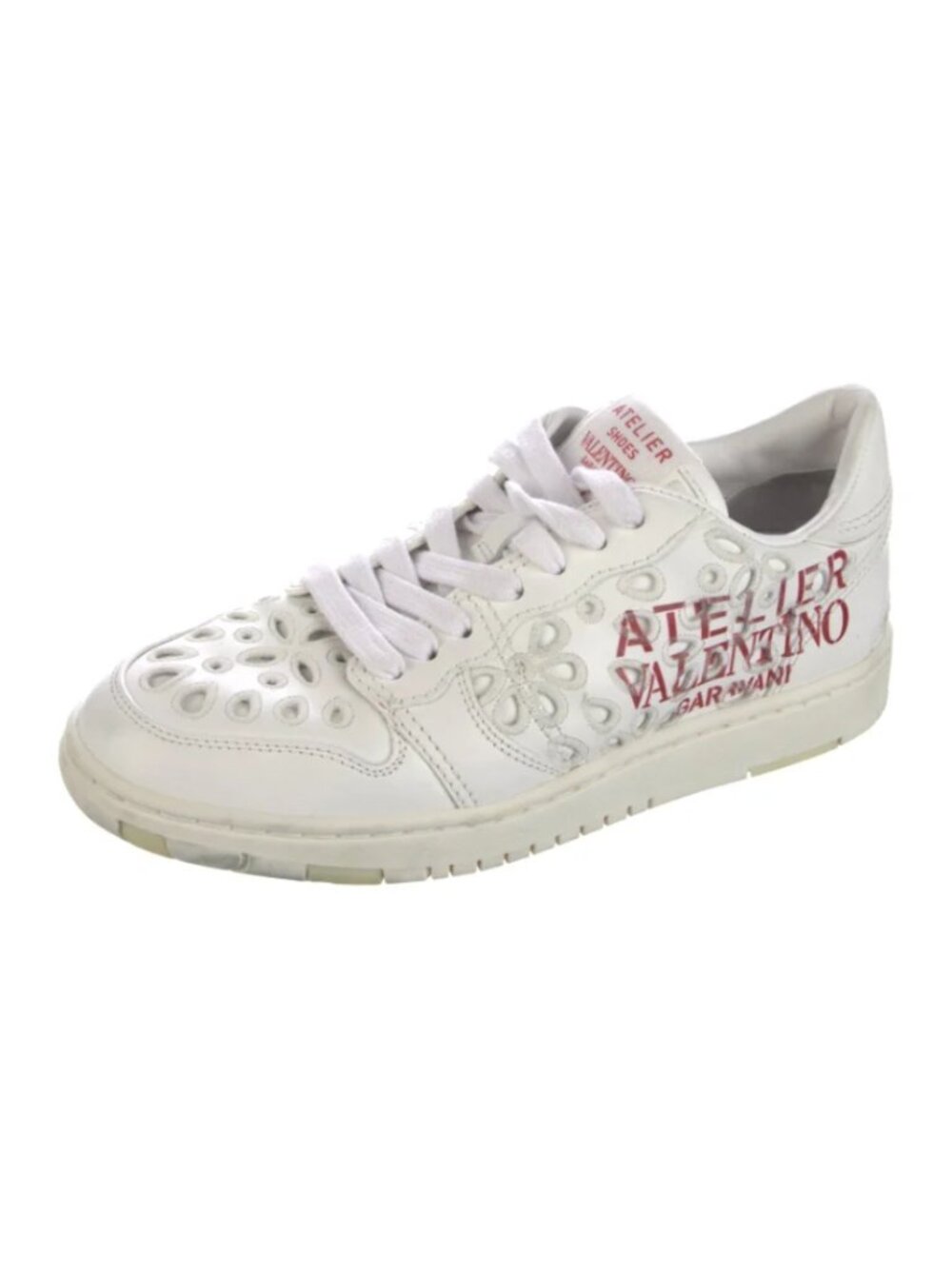 Valentino Leather Graphic Print Sneakers Women's Size: 6 | IT 36 - Picture 3 of 6